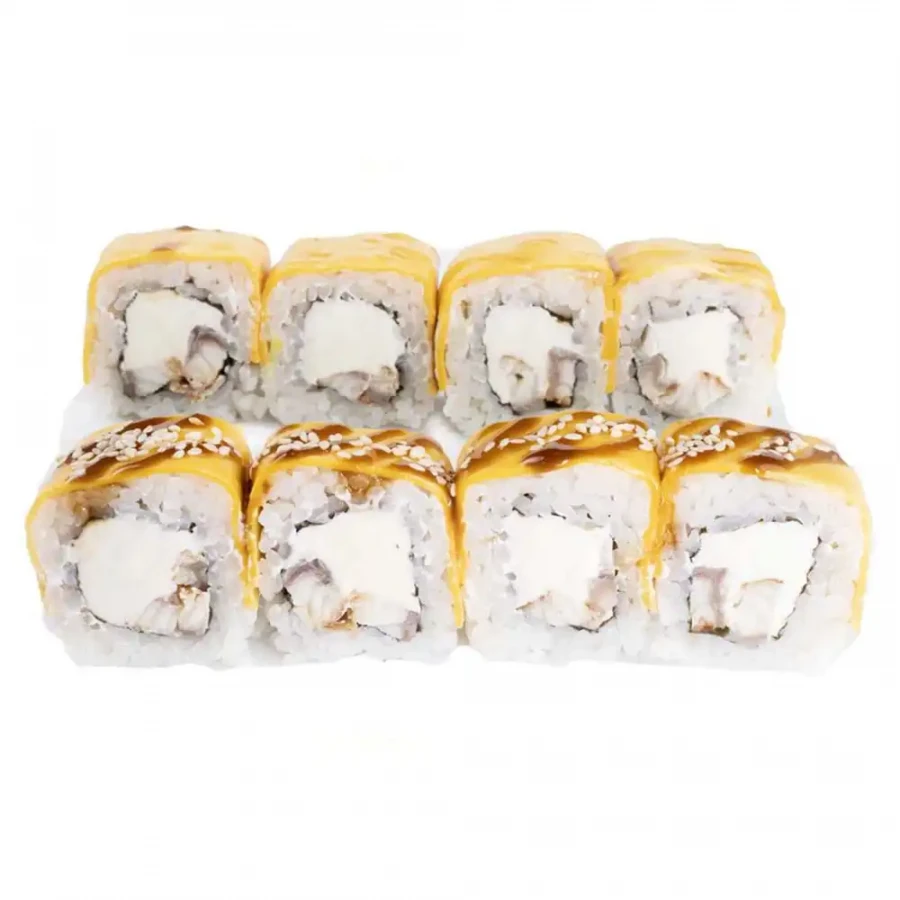 Roll uramaki with eel