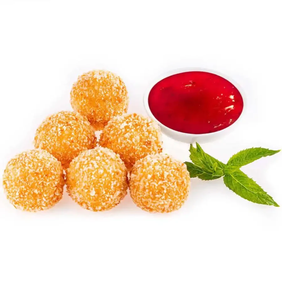 Curd balls with coconut