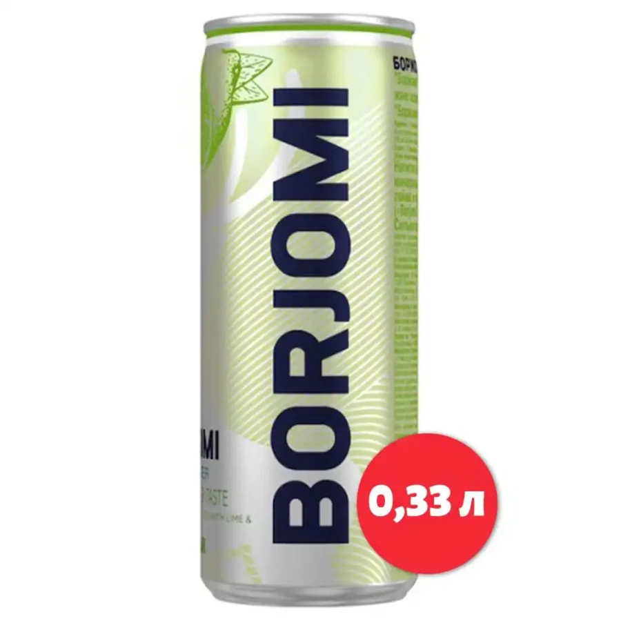 Water Borjomi lime coriander