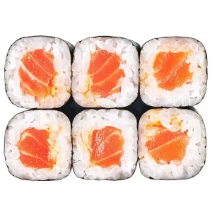 Spice salmon roll