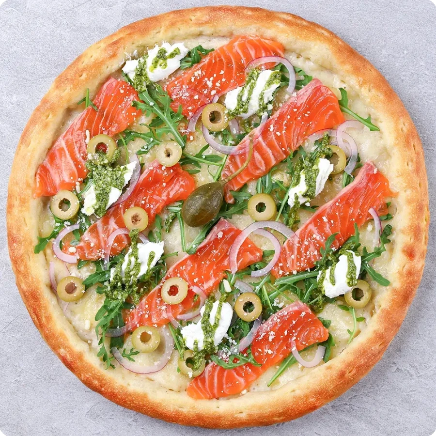 Salmon & Ricotta Pizza