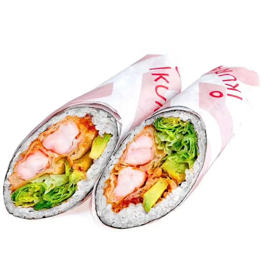 Sushiritto with shrimp