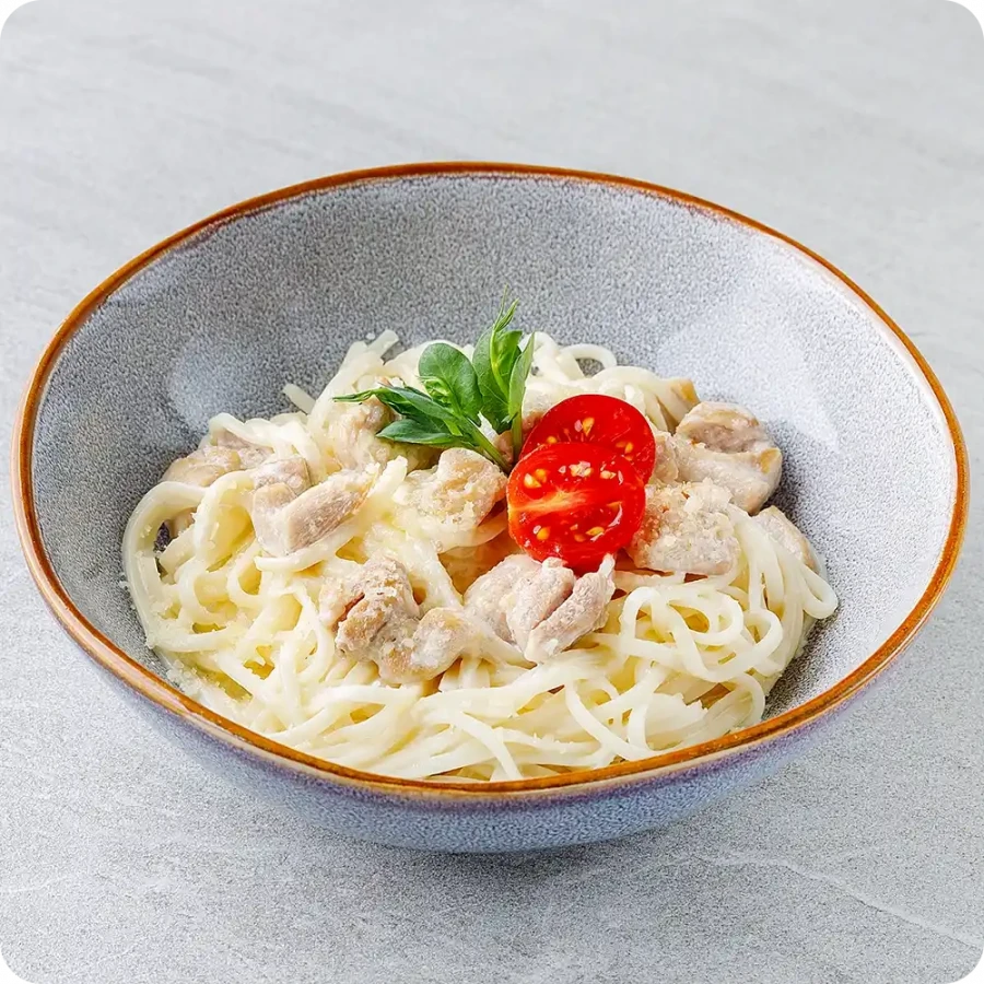 Children's pasta with chicken