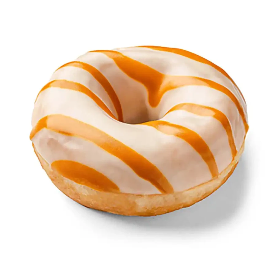 Donut with caramel filling