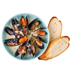 Mussels in creamy sauce