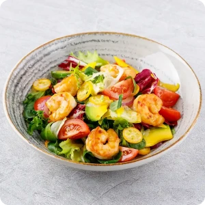 Avocado and shrimp salad