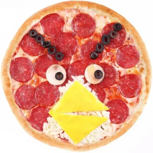 Angry birds pizza