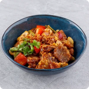 Pork in sweet and sour sauce